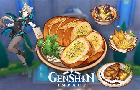 genshin eat and learn|best food in genshin impact.